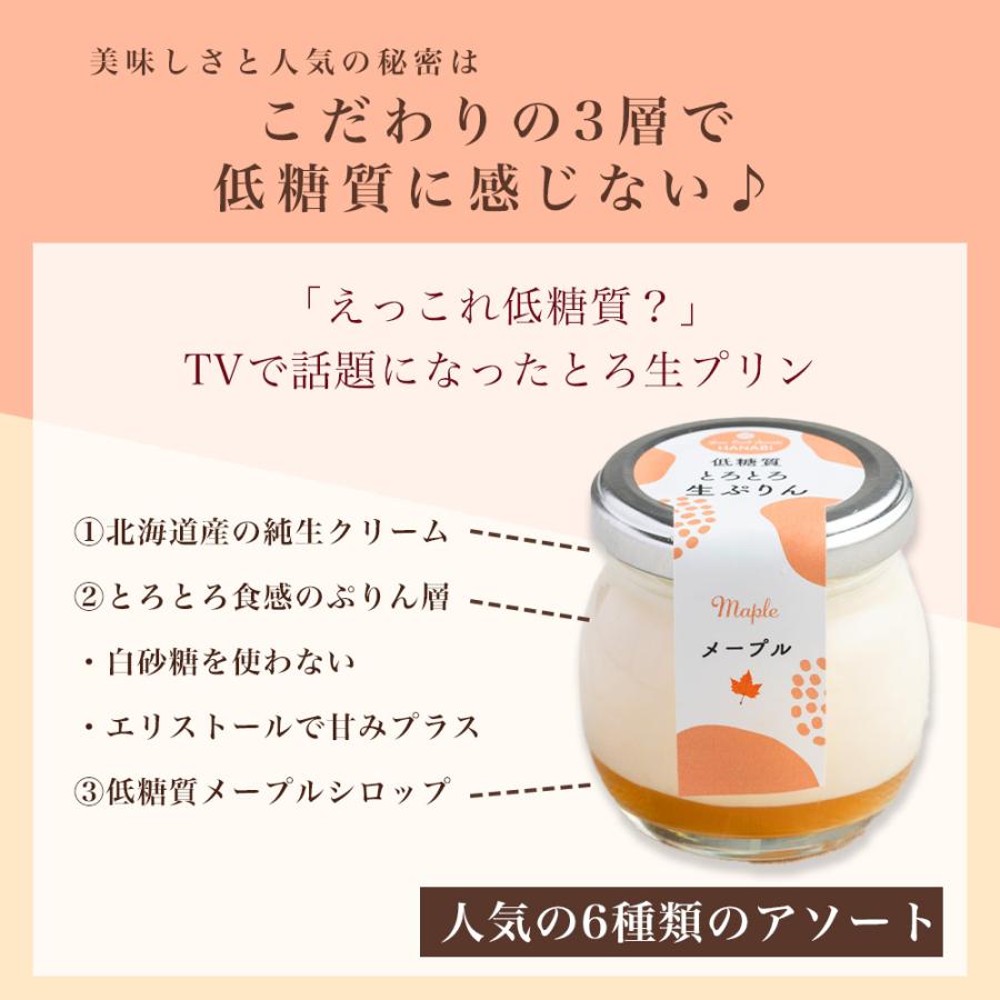 プリン プレゼント 低糖質 父の日 2026 ギフト とろ生 瓶プリン 6個