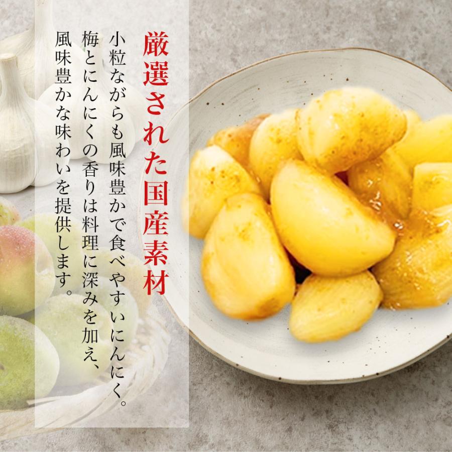 無添加 梅にんにく 80g 国産 紀州南高梅 添加物不使用 ご飯のお供 おつまみ 爆買 |  | 04