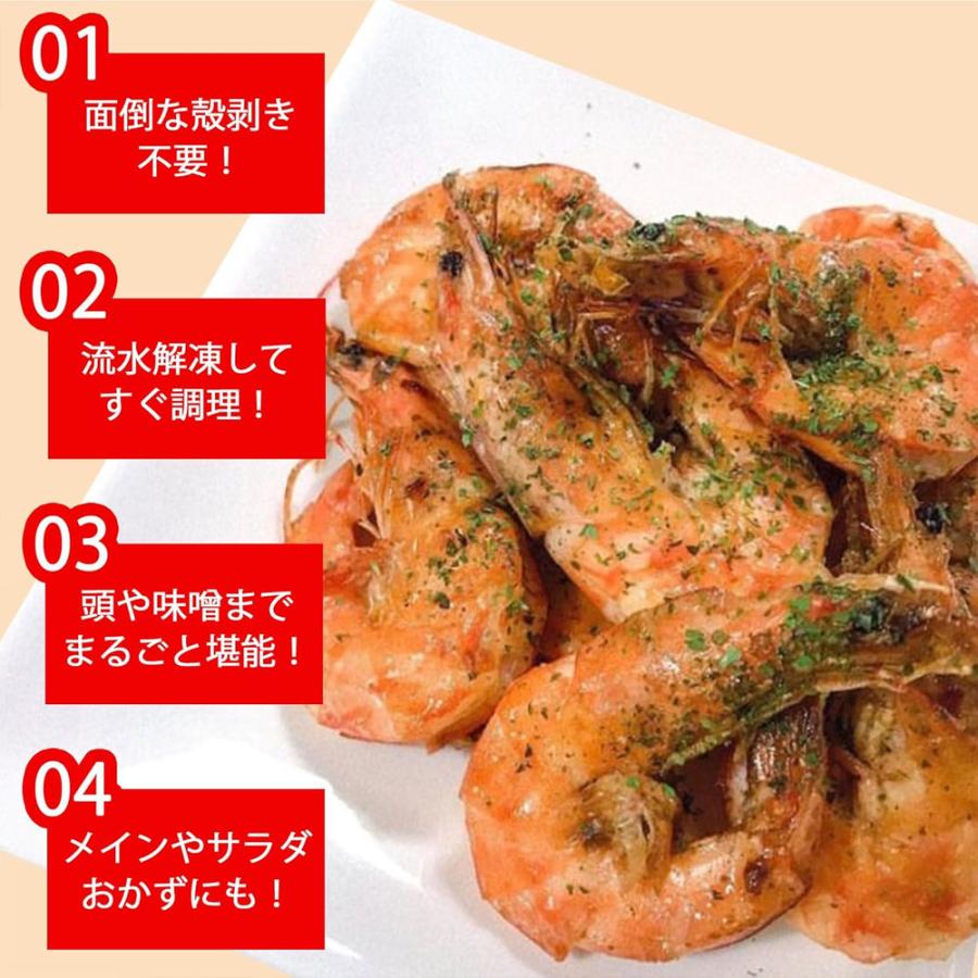 ソフトシェルシュリンプ 約400g 30〜40尾 有頭エビ 殻付き海老 エビ えび サイズお任せ 殻付き 海老 有頭海老 冷凍エビ バナメイエビ 爆買 |  | 04