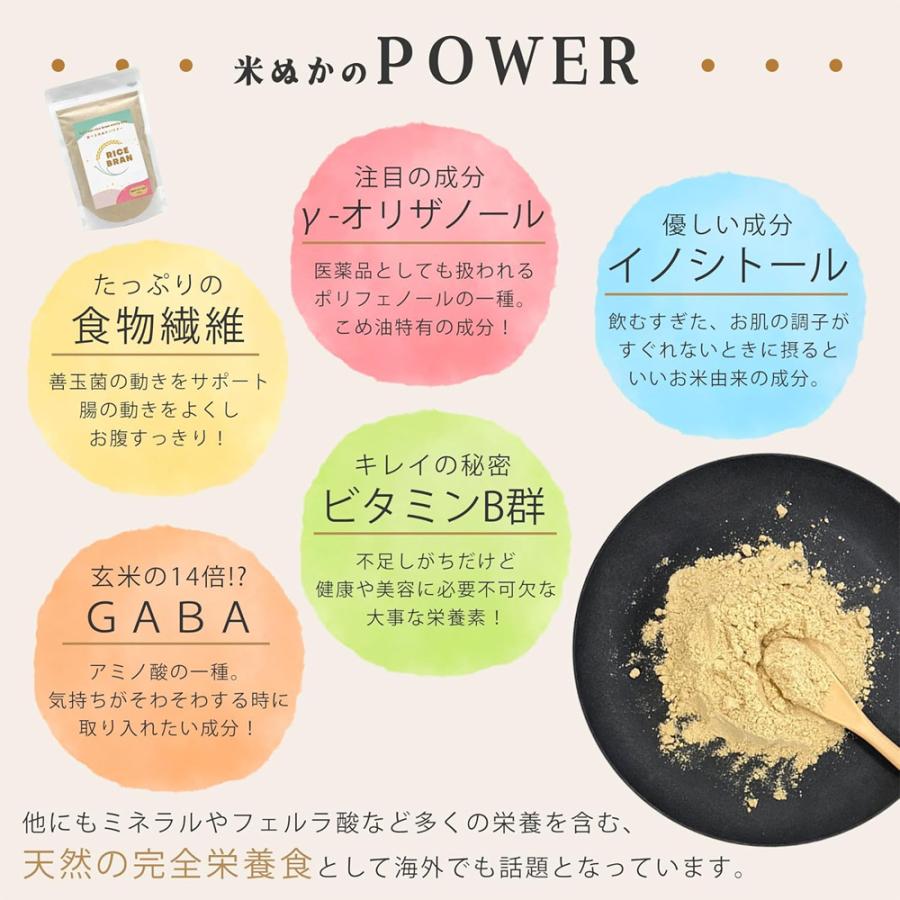 食べる米ぬか パウダー 国産 米油入り 150g×2袋 100％ 無添加 グルテンフリー 食物繊維 ふりかけ 粉末 爆買 |  | 03