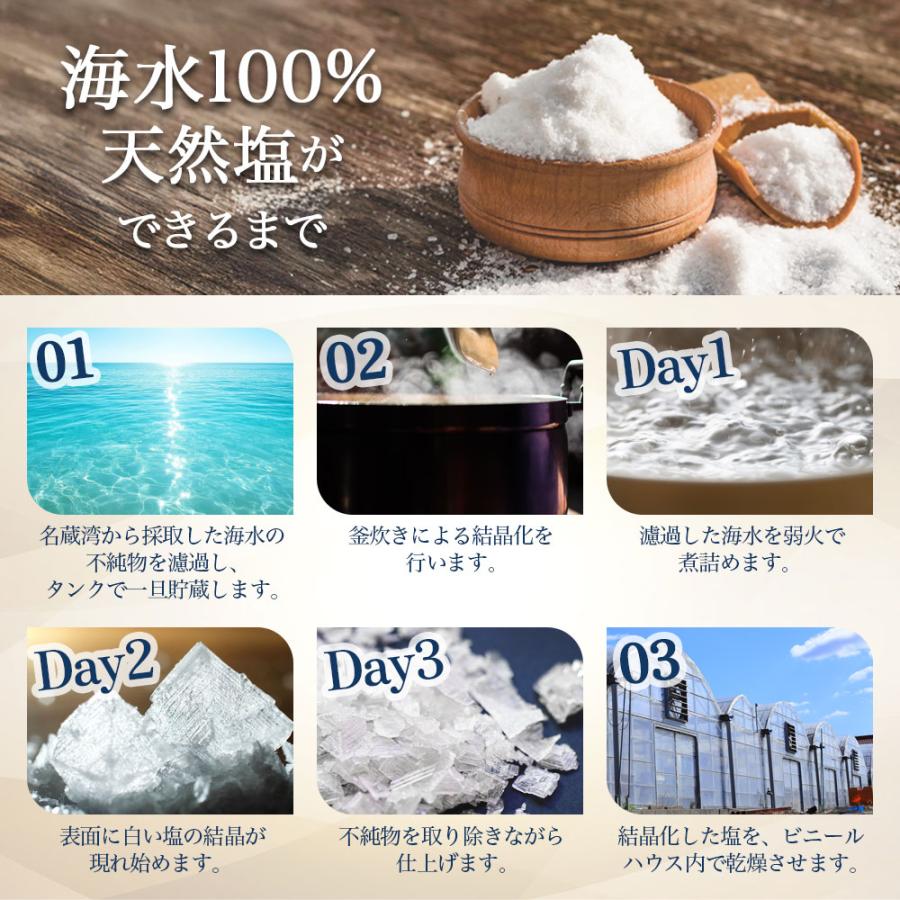 塩 国産 天然塩 170g 手作り 海水100% 沖縄県産 石垣島 おにぎり チャック付き袋 Azure Island Salt 爆買 |  | 07