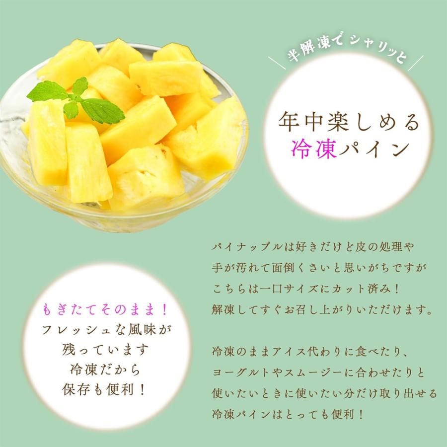 冷凍 パイナップル 2kg (500g×4袋) 無添加 無糖 カット済み 冷凍パイナップル スナックパイン 砂糖不使用 添加物不使用 冷凍パイン 爆買 |  | 03