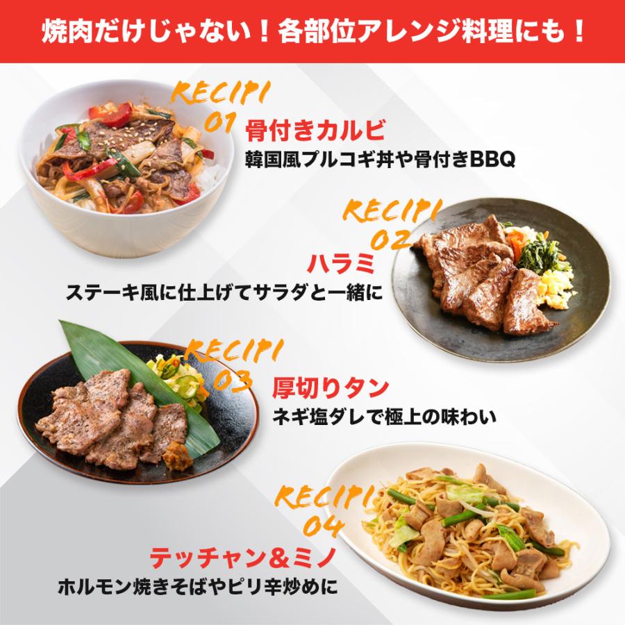 お肉 盛り合わせ 8種 約1,850g ( 4-5人前 ) 大容量セット ｜お肉専門店仕入れ｜ 万能タレ付き カルビ テッチャン ハラミ 盛り 合わせ 焼肉セット 爆買 |  | 07