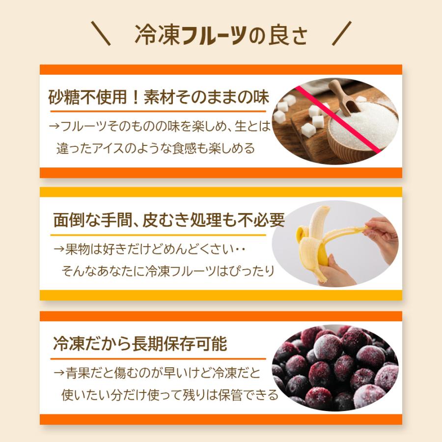 冷凍フルーツ 3種セット バナナ アサイー ブルーベリー アサイーボウル スムージー ジュース 冷凍フルーツ 爆買 |  | 05