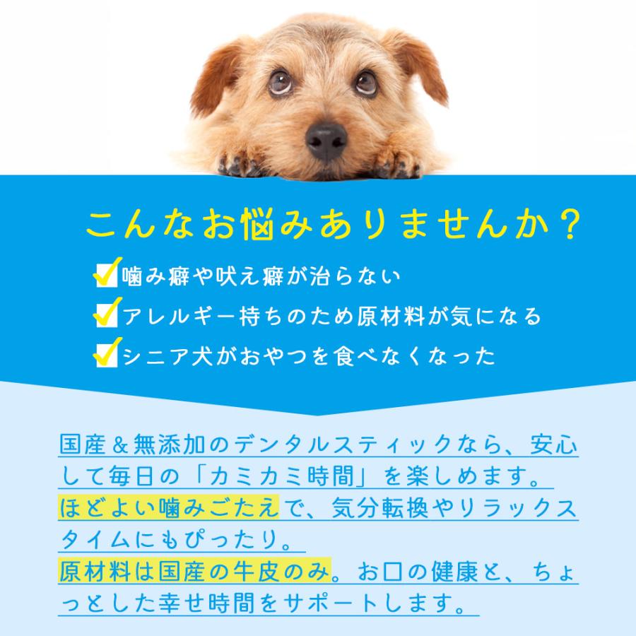 犬 デンタルスティック 大容量 おやつ ガム 無添加 国産 150本 (50本×3袋) ペットフード |  | 06