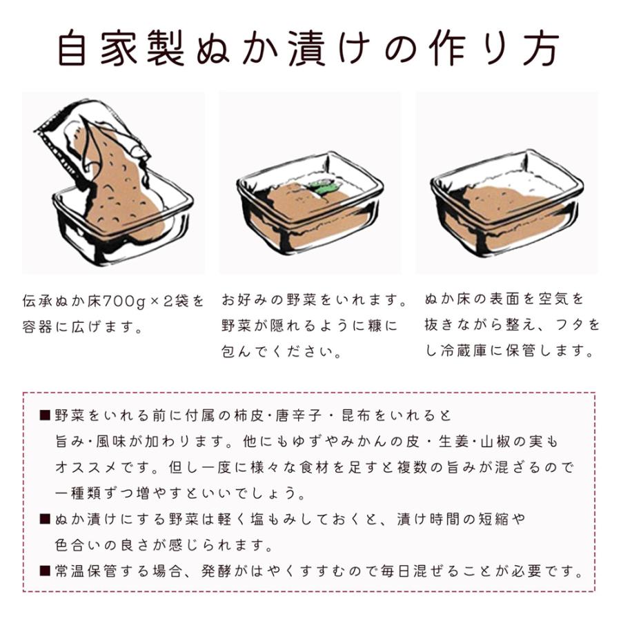 ぬか床セット 容器 説明書付 国産原料100％ 保存料添加物不使用 無添加 初心者でも簡単 発酵 早い ぬか漬け 漬け物 |  | 03