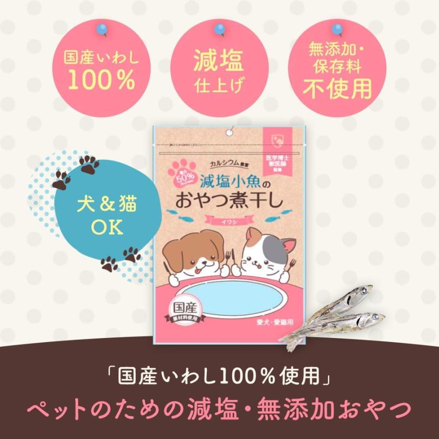 おやつ 煮干し 120g 犬 猫 無添加おやつ 国産煮干し 減塩小魚 イワシ にぼし いりこ ペット 保存料 着色料不使用 |  | 01
