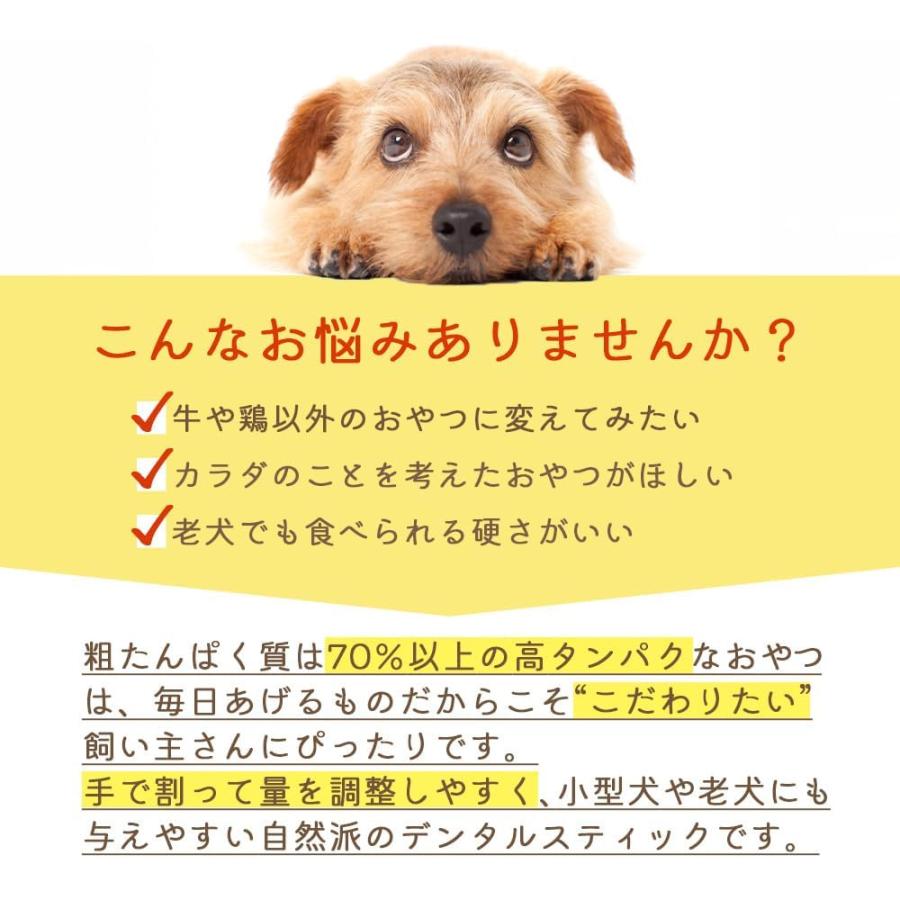 鹿皮 デンタルスティック 国産 25本 (1袋) 無添加 犬用 歯磨き グルテンフリー ガム おやつ |  | 05