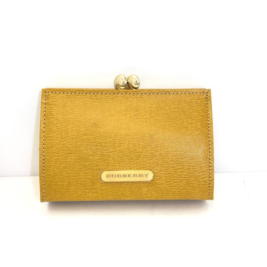 極美品 BURBERRY バーバリー コインケース マスタードイエロー がま口 レザー ロゴプレート 小銭入れ 小物ケース 財布 RLV0805  :rlv0805:NEXT51東大阪店 - 通販 - Yahoo!ショッピング