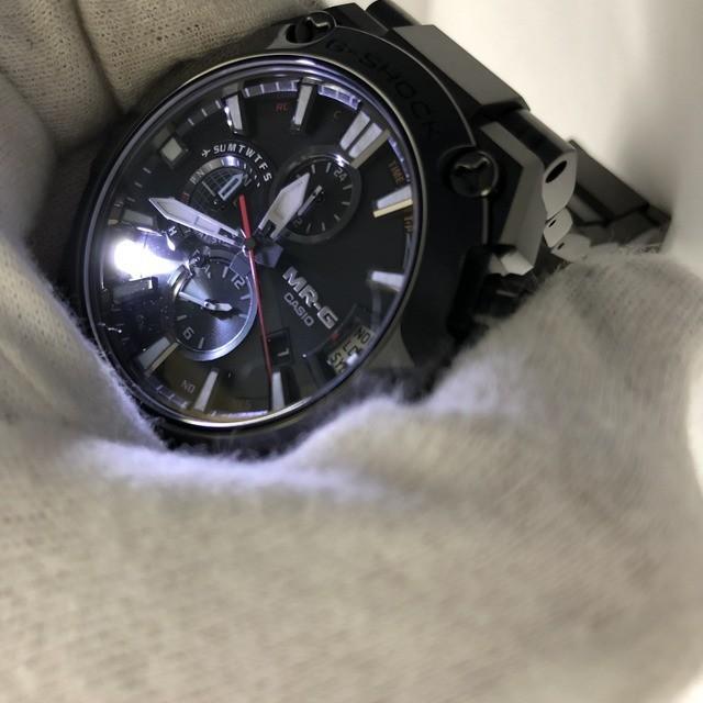 50 Off Mr G 黒備え Mrg G00cb 1ajr 腕時計 カシオ Casio ジーショック G Shock 極美品 コバリオン Ry4490 Gps電波ソーラー メンズ腕時計