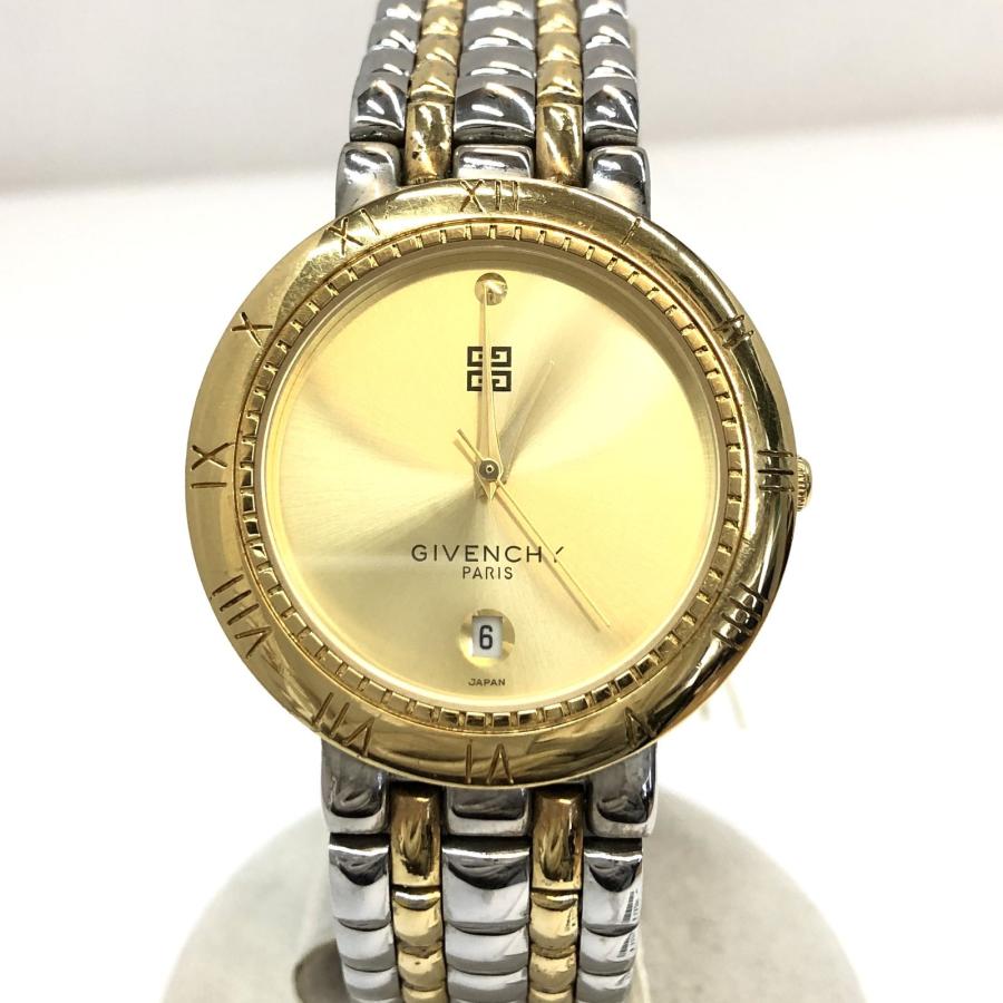 驚きの値段】 GIVENCHY ゴールド クォーツ 腕時計 204 econet.bi