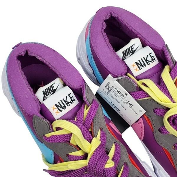 NIKE ナイキ 【men1881D】 KAWS×SACAI BLAZER LOW 'TEAM RED DM7901-600 カウズ サカイ コラボ メンズ スニーカー 靴 28.0cm タグ付き HM |  | 04