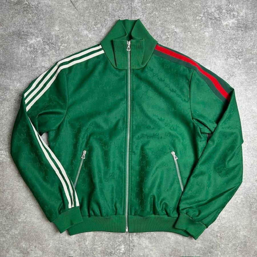 GUCCI × adidas 【men2542D】 GG Trefoil Jacquard Jacket グッチ