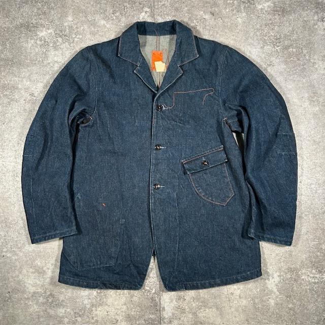 KATO カトー 【men2632D】 立体裁断 3Dデニムジャケット インディゴ 