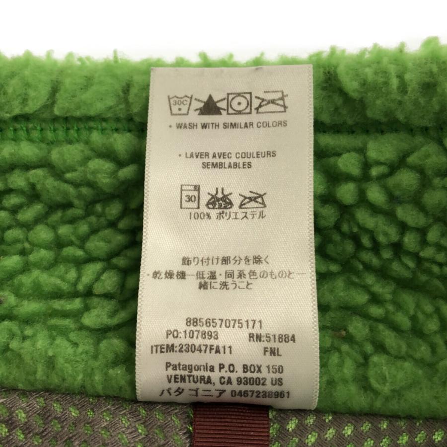 patagonia パタゴニア 【men1264D】 CLASSIC RETRO-X VEST クラシックレトロXベスト フリースベスト 23047FA11 メンズ M コスタリカ製 AG｜next51-kaizuka｜03