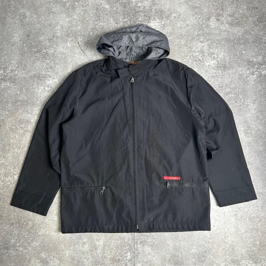 PRADA プラダ 【men112KO】 ブラック ポリエステル イタリア製 SPORTS