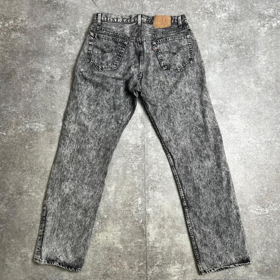 s*8様 Levi’s 90s USA製 501-0686 ブラック ケミカルウ 90's Levi's 501-0686 ケミカルウォッシュ ブラックデニムパンツ