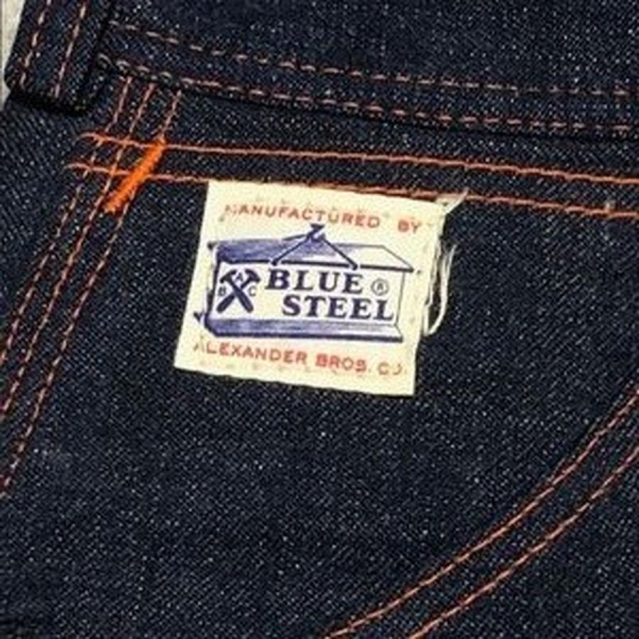 men124HM】 50's BLUE STEEL ブルースティール デニムペインターパンツ
