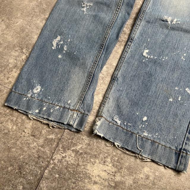 Dolce&Gabbana ドルチェ&ガッバーナ 【men163TJ】 Disney ミッキーマウス ペイント デニムパンツ キャラクターデザイン ダメージ加工 48 HC |  | 06