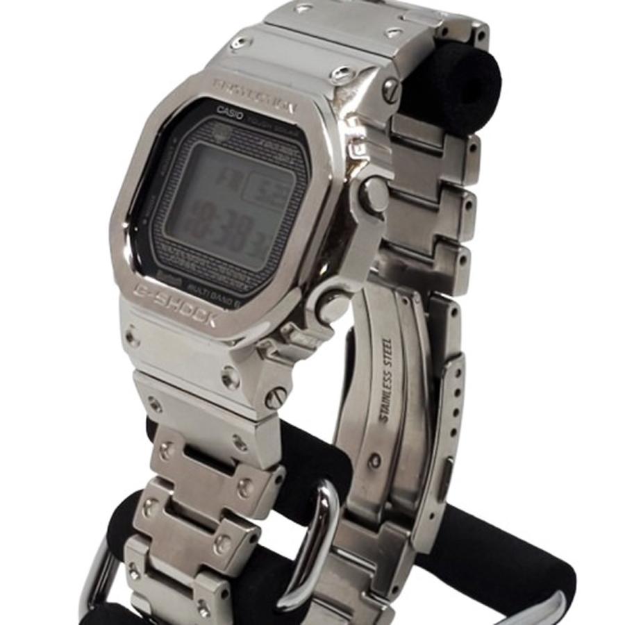 美品 箱説付 G-SHOCK GMW-B5000D 電波ソーラー シルバー G-SHOCK】フルメタル / スマートフォンリンク&電波ソーラー