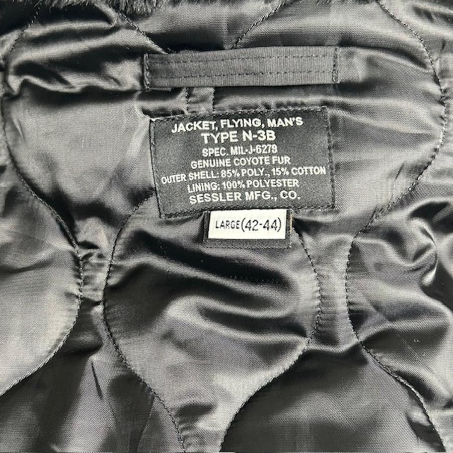 men174KO】 SESSLER MFG N-3B キルティングライナー フライト 