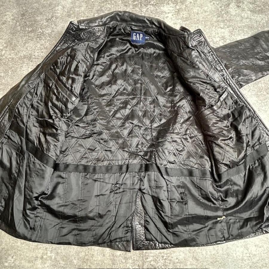 old gap カーコート　xs 1990s Vintage GAP Leather Car Coat ヴィンテージギャップ