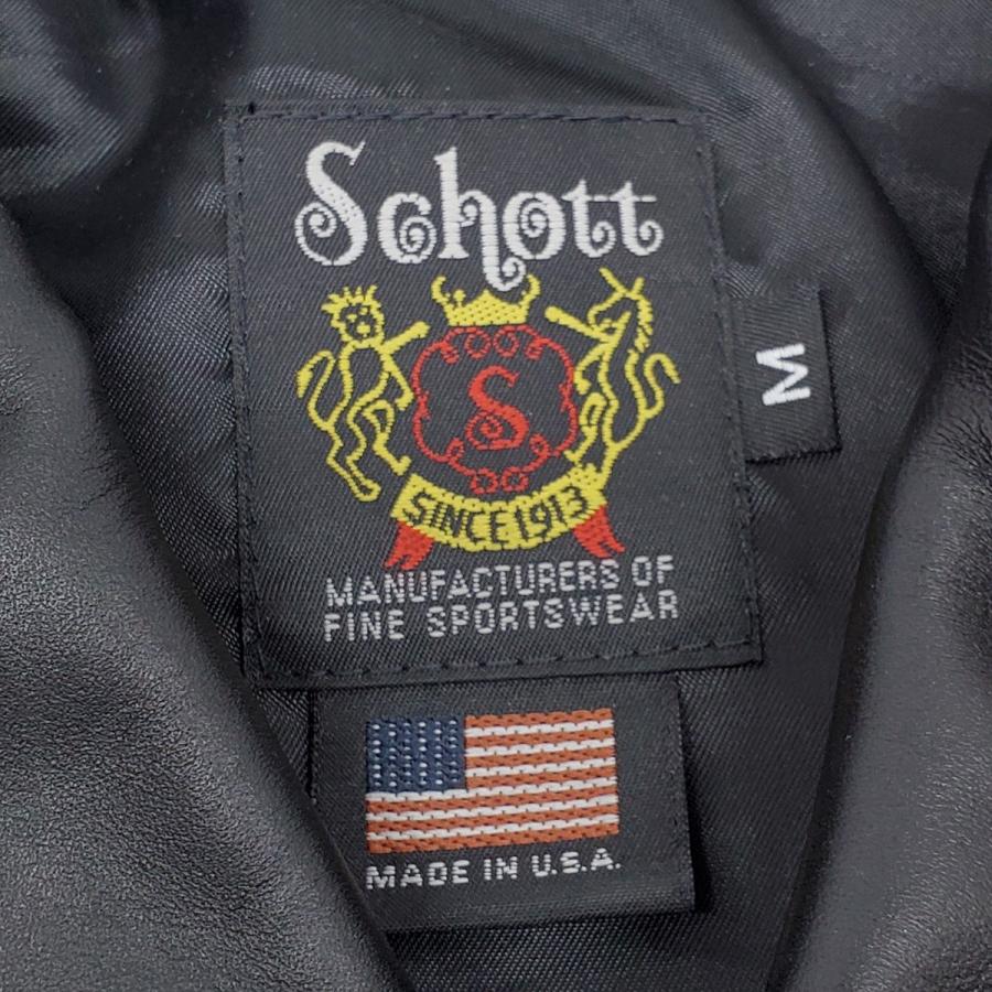 Schott Bros 【2132D】 ショットブロス ダブルライダースJKT レザージャケット Kid's キッズ サイズM ブラック 子供用 アウター USA製 AG |  | 02