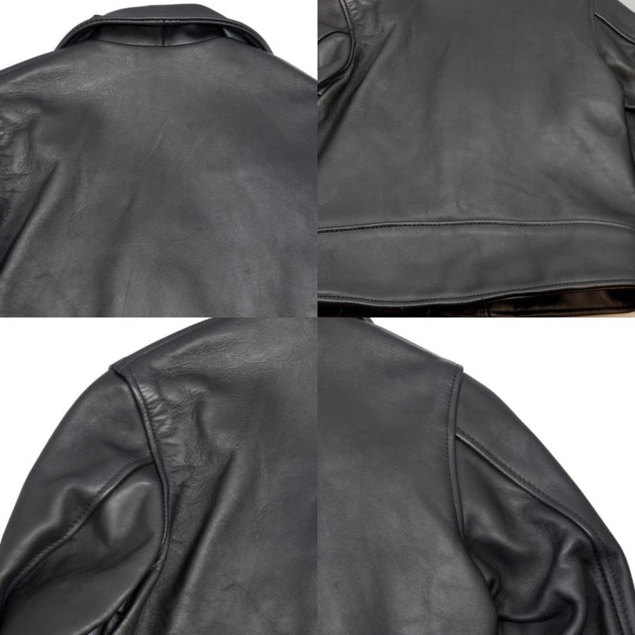 Schott Bros 【2132D】 ショットブロス ダブルライダースJKT レザージャケット Kid's キッズ サイズM ブラック 子供用 アウター USA製 AG |  | 07