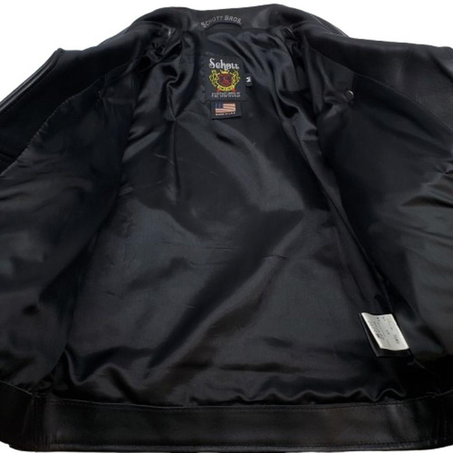 Schott Bros 【2132D】 ショットブロス ダブルライダースJKT レザージャケット Kid's キッズ サイズM ブラック 子供用 アウター USA製 AG |  | 08