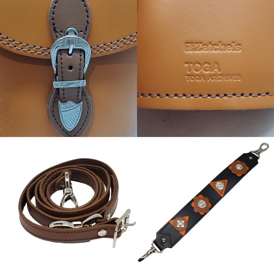 TOGA×Zatchels 【lay2545D】 トーガ×ザッチェルズ 24AW バレルバッグ 