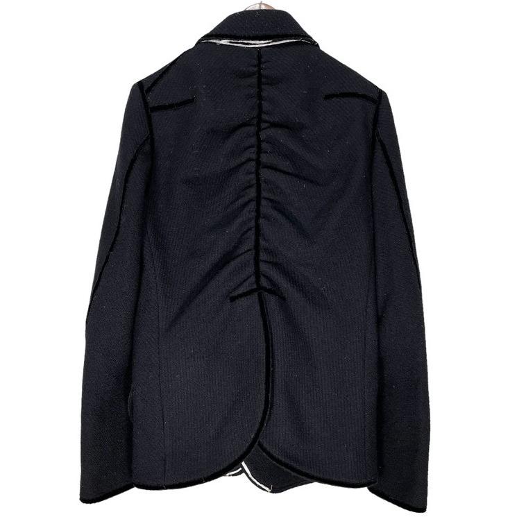 NUMBER NINE 【men2719I】 09AW 襟裏レース刺繍パイピング NUMBER NINE 【men2719I】 09AW 襟裏レース刺繍パイピング