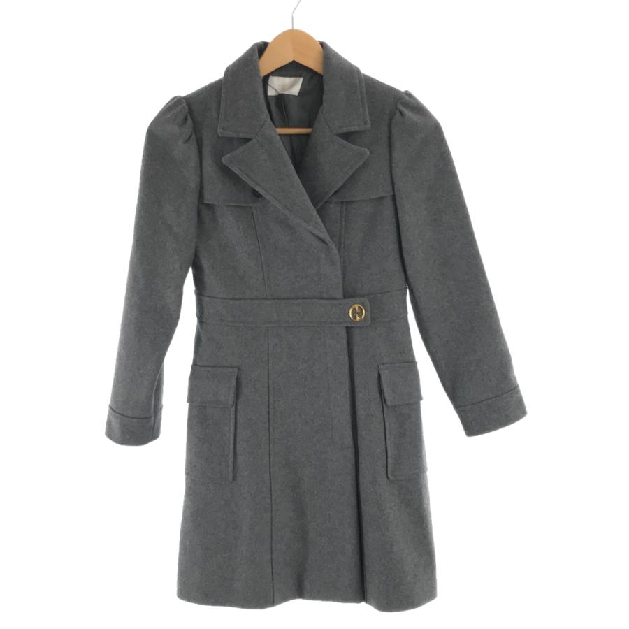 GUCCI (グッチ) 【lay0963R】 ウールロングコート 10 イタリア製  
