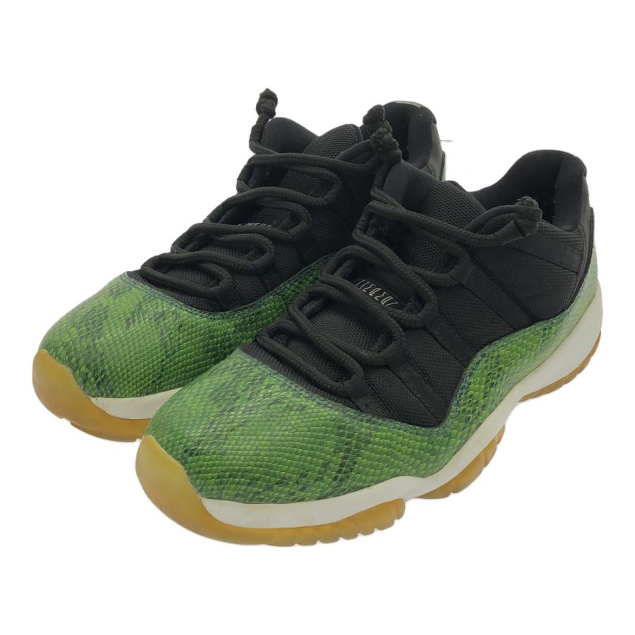 NIKE ナイキ 【men4832M】 AIR JORDAN 11 RETRO LOW GREEN SNAKESKIN