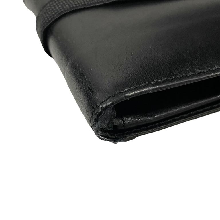 HELMUT LANG 【men621Y】 00s ゴムバンド2つ折りレザー HELMUT LANG 【men621Y】 00s ゴムバンド2つ折りレザー