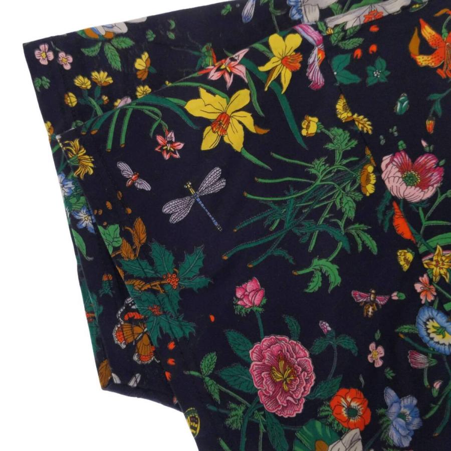 オールドGUCCI フラワー柄Tシャツ