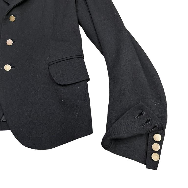 【Christopher Nemeth】ブラック ショート丈ジャケット Christopher Nemeth】ブラック ショート丈ジャケット