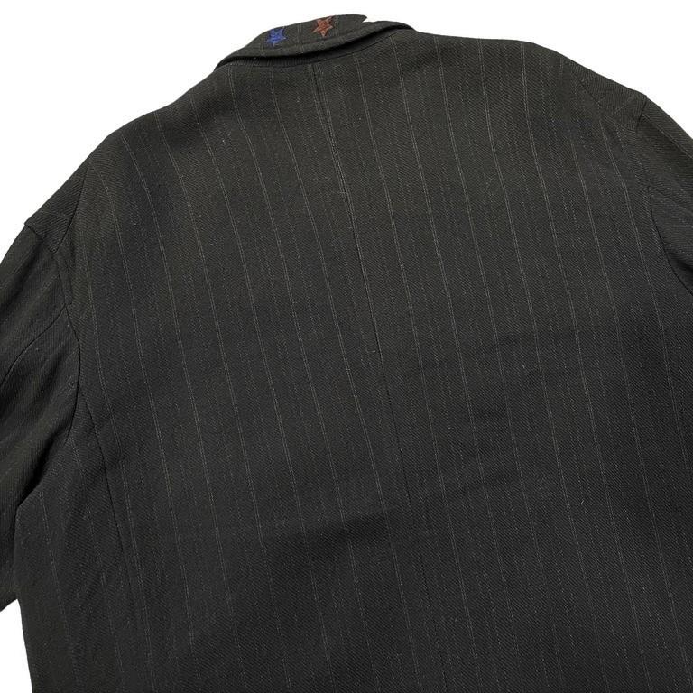 【ISSEY MIYAKE MEN】太ストライプ 中綿入り テーラードジャケット ISSEY MIYAKE MEN】太ストライプ 中綿入り テーラードジャケット