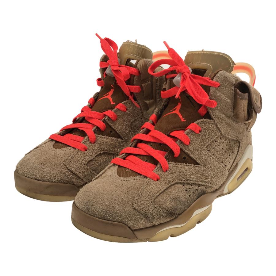 NIKE × TRAVIS SCOTT ナイキ × トラヴィス スコット 25cm AIR JORDAN 6 RETRO DH0690-200 British Khaki 付属有り NIKE × TRAVIS SCOTT ナイキ トラヴィス スコット 【men5102M】 25cm