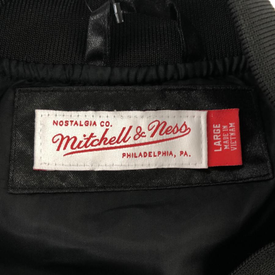 ジャケット・アウター breath satin jacket BREATH - 【× MITCHELL & NESS】 サテン ジャケット スタジャン