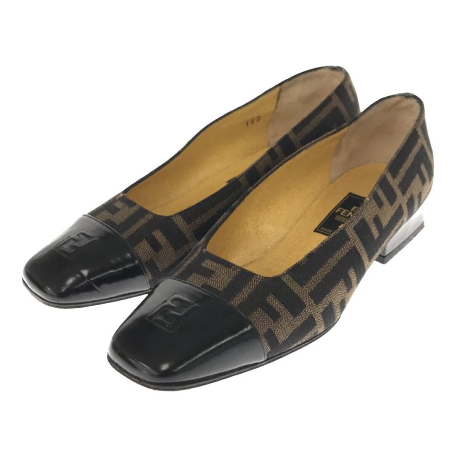 極美品！】FENDI フェンディ ハイヒールパンプス エナメル ズッカ 35
