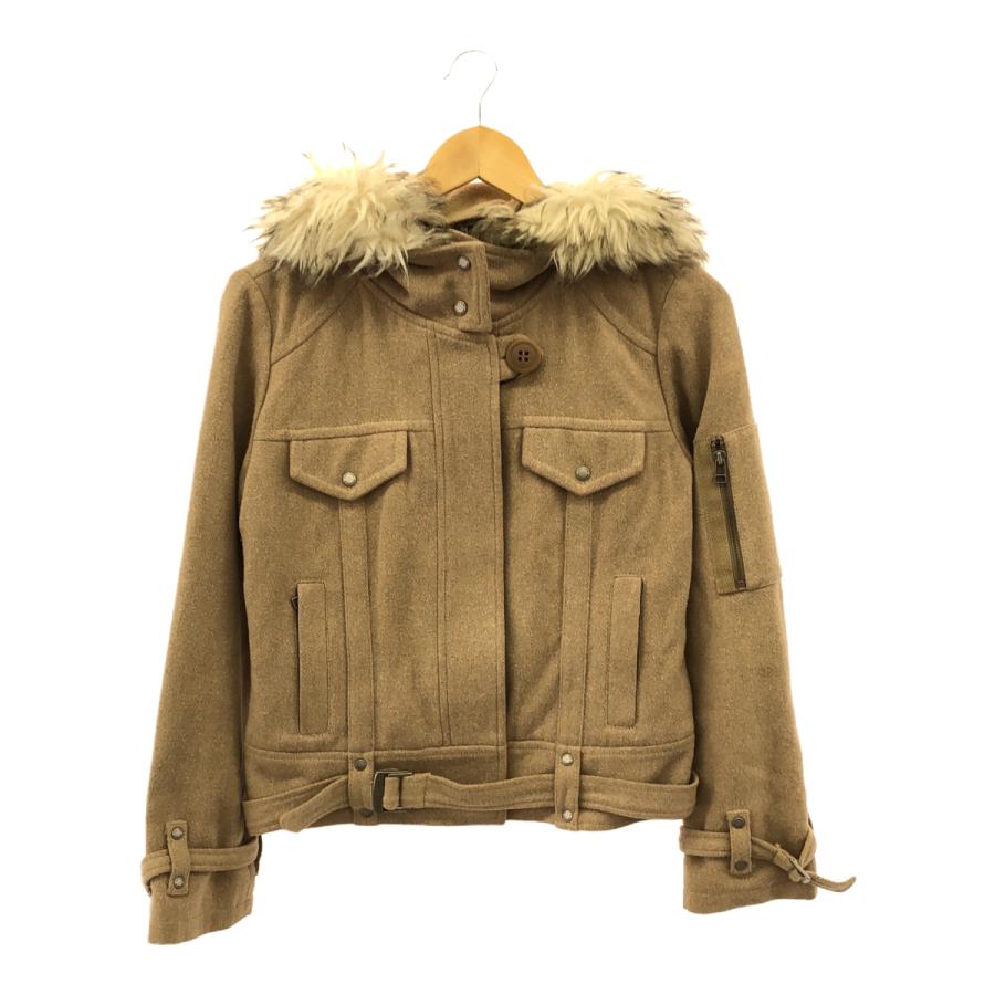 バーバリーロンドン 白 刺繍ロゴ ノバチェック ファー付き ジャケット アウター バーバリー ファーつきアウター バーバリーロンドン 白 刺繍ロゴ ノバ