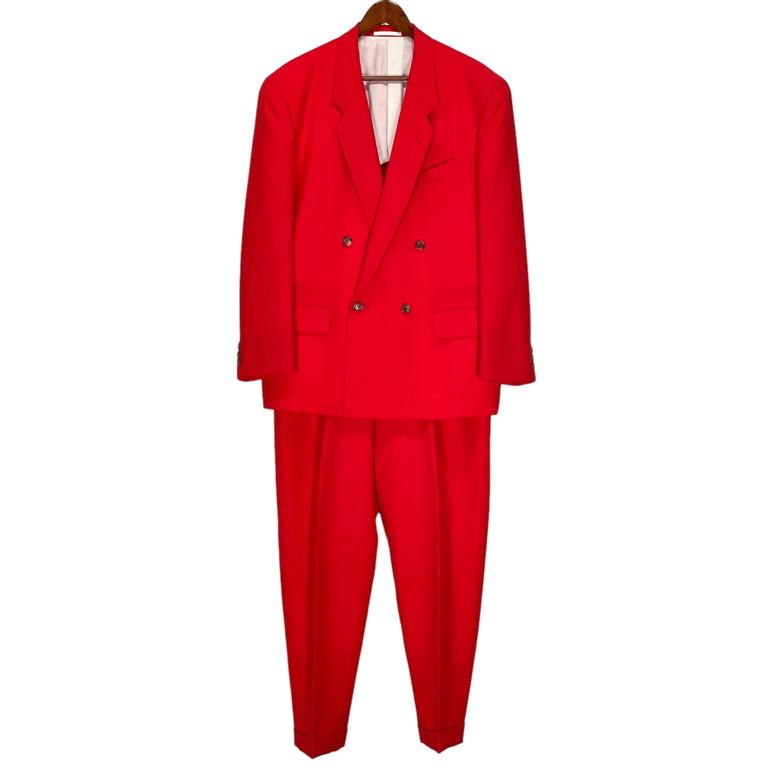 COMME des GARCONS HOMME PLUS 【men2689I】 91SS サマーウール朱赤 