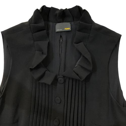 FENDI フェンディ 【lay3164D】 フリルカラーノースリーブ