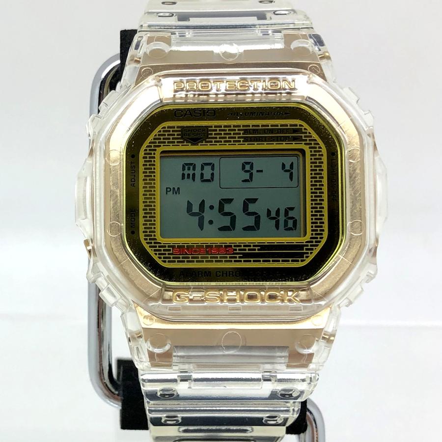 新品未開封 35周年 G-SHOCK Gショック dw-5035E-7JR G-Shock 35th Anniversary Glacier Gold Limited Edition Watch
