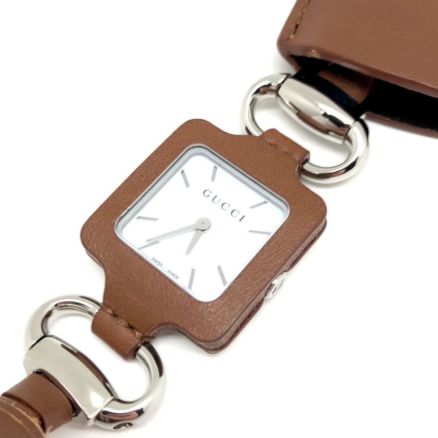 GUCCI 四角形ケース 時計 スイス製・中古品