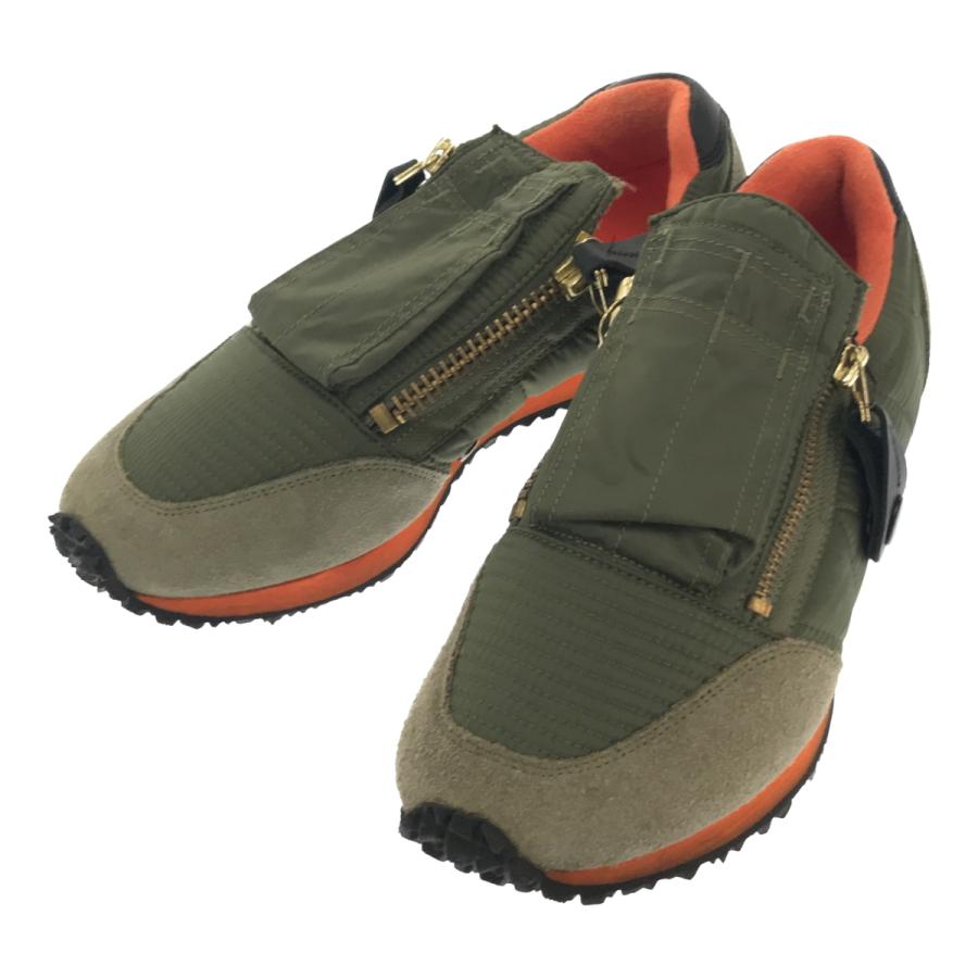 キャピタル　MA-1 スニーカー　カーキ KAPITAL キャピタル 【men1645M】 MA-1 スニーカー 靴 くつ