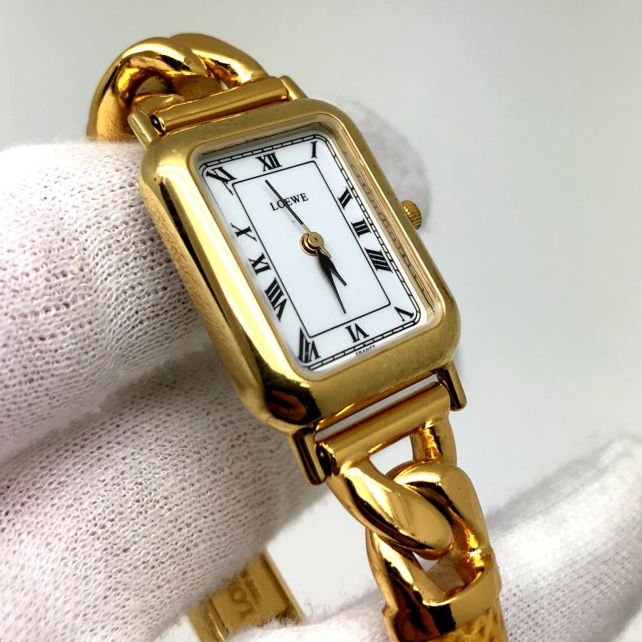 LOEWE ロエベ 【4377D】 クォーツ時計 6014D ゴールド イエロー LOEWE ロエベ 【4377D】 クォーツ時計 6014D ゴールド イエロー