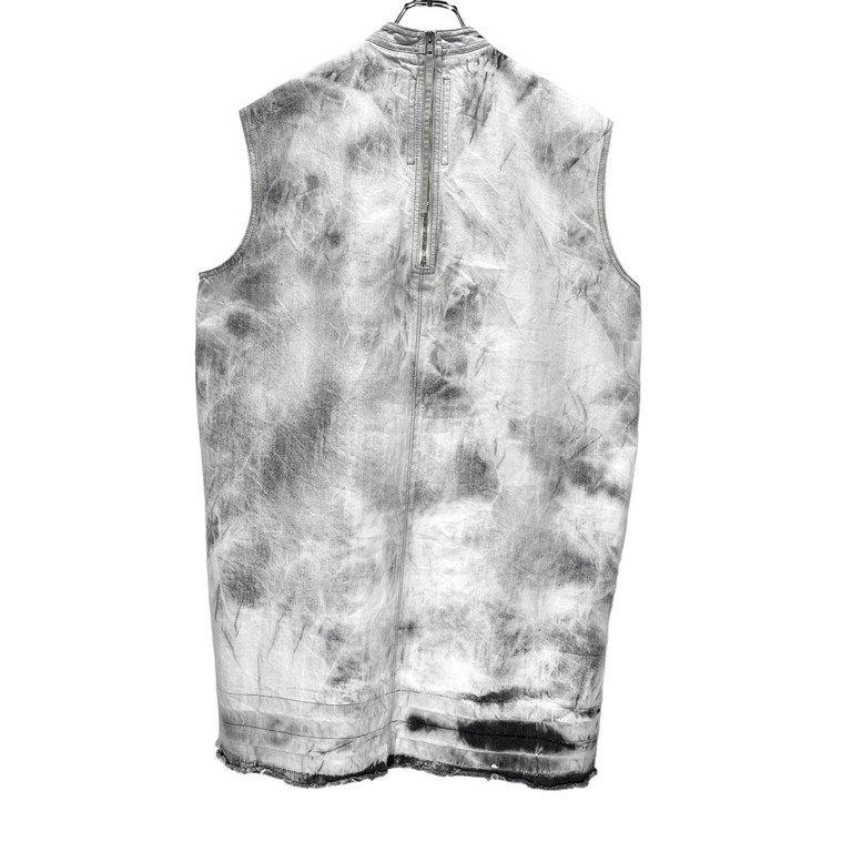Rick Owens 15SS ブリーチブラックデニム ノースリーブ Rick Owens 15SS ブリーチブラックデニム ノースリーブ