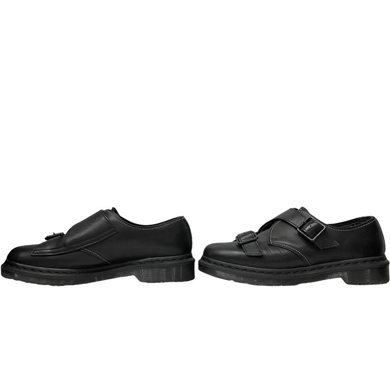 【美品】Dr. マーチンブラック ダブルモンクストラップ⭐︎プロのメンテナンス済み Dr. Martens（ドクターマーチン）の「Dr.MartensELLARIAダブル