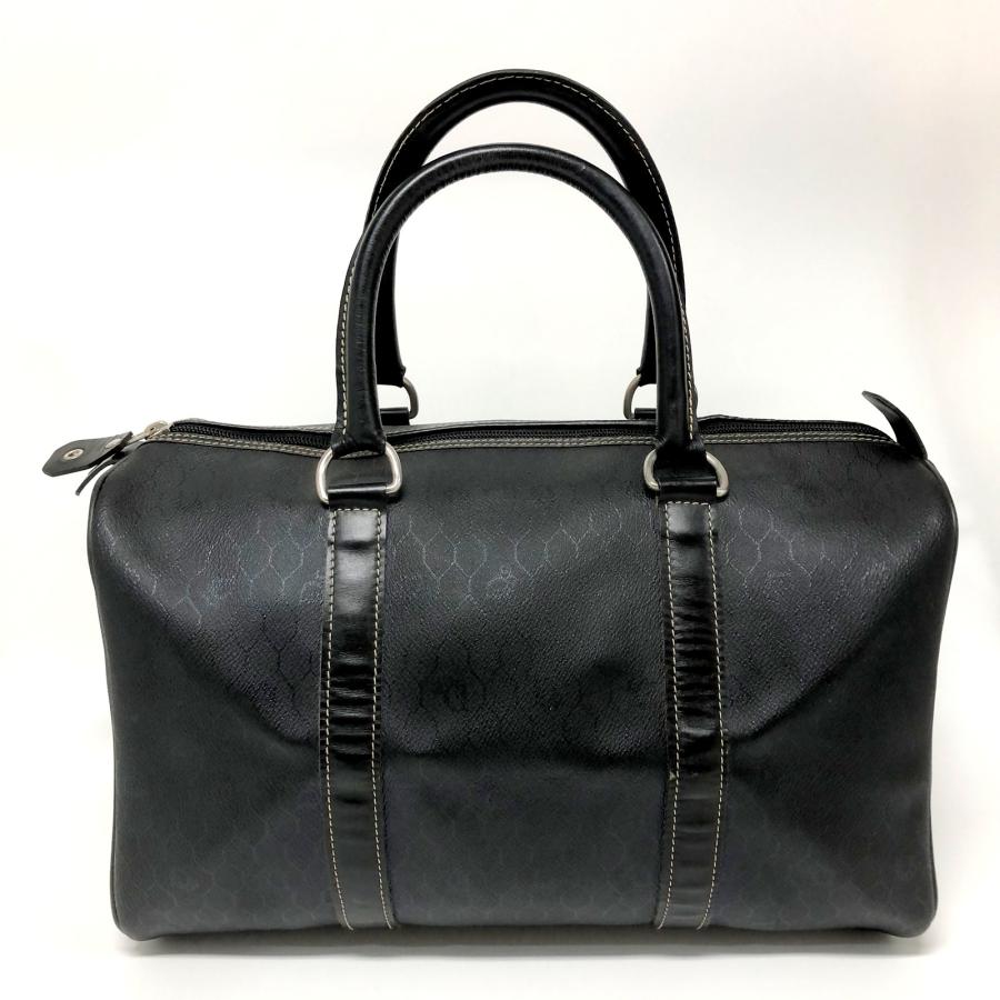 クリスチャンディオール　ハニカム　黒色　ハンドバッグ　ミニボストンバッグ クリスチャンディオール ハニカム 黒色 ハンドバッグ ミニ